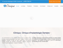 Tablet Screenshot of iclinique.eu